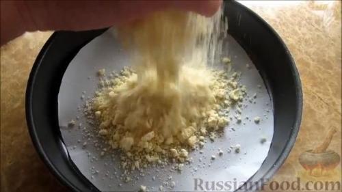 Насыпной пирог с творожной начинкой. 02