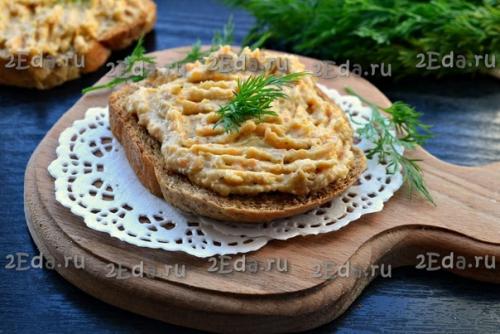 Паштет из селедки с плавленным сыром. 06