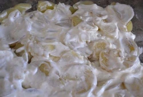 Картофельная запеканка со скумбрией. 06