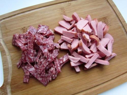 Солянка с колбасой и курицей. 02 Солянка с колбасой и курицей. 02