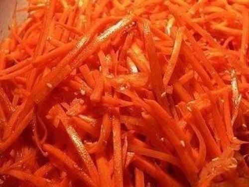 Морковь по-корейски. 1 килограмм моркови. 05 Морковь по-корейски. 1 килограмм моркови. 05