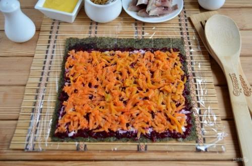 Селедка под шубой (роллы). 03 Селедка под шубой (роллы). 03