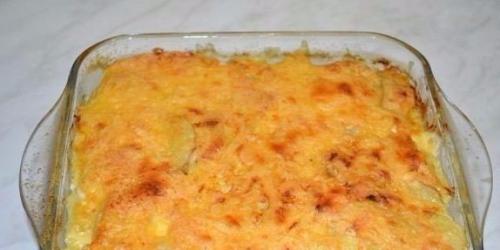 Картофельная запеканка со скумбрией. 08