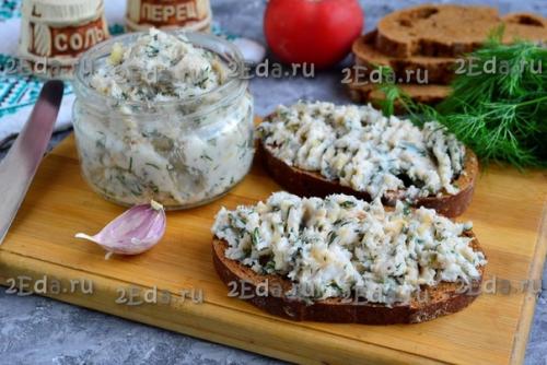 Паштет из сала с чесноком и зеленью. 05 Паштет из сала с чесноком и зеленью. 05