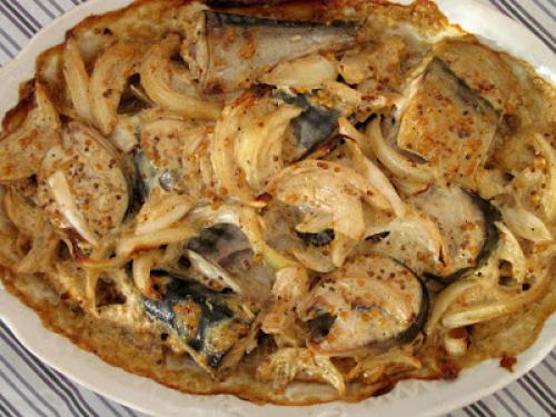 Скумбрия в горчичном соусе в духовке. 02 Скумбрия в горчичном соусе в духовке. 02