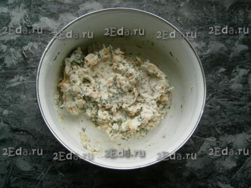 Паштет из сала с чесноком и зеленью. 04 Паштет из сала с чесноком и зеленью. 04