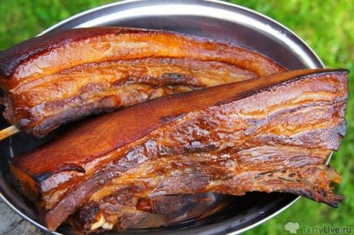 Сало получается, как копченое!