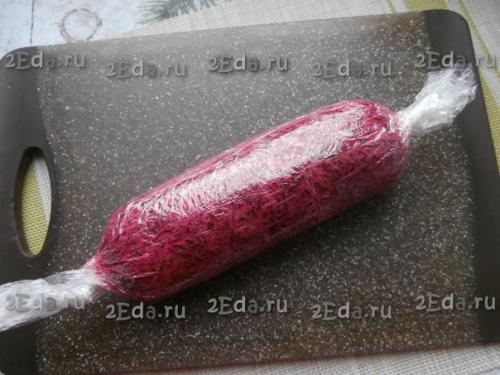 Селёдка под Шубой в виде рулета. 08 Селёдка под Шубой в виде рулета. 08