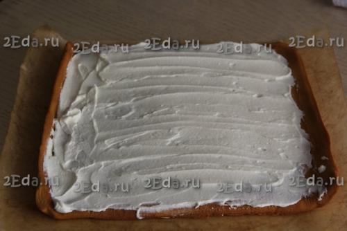 Медовый рулет.  Хочу предложить приготовить для домашнего чаепития ароматный, нежный, воздушный медовый рулет. 07 Медовый рулет.  Хочу предложить приготовить для домашнего чаепития ароматный, нежный, воздушный медовый рулет. 07