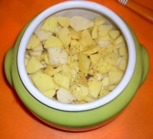 Жаркое из сердечек с грибами в горшочке или очень быстрый вкусный ужин. 02 Жаркое из сердечек с грибами в горшочке или очень быстрый вкусный ужин. 02