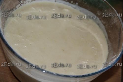 Рецепт тонких дрожжевых блинов на молоке. 03