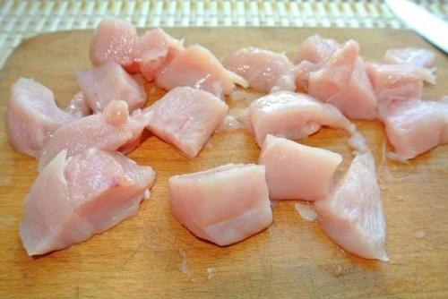 Куриные шашлычки с овощами в духовке. 01 Куриные шашлычки с овощами в духовке. 01