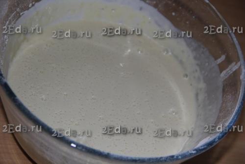 Рецепт тонких дрожжевых блинов на молоке. 02