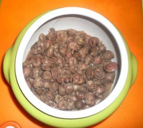 Жаркое из сердечек с грибами в горшочке или очень быстрый вкусный ужин. 01 Жаркое из сердечек с грибами в горшочке или очень быстрый вкусный ужин. 01