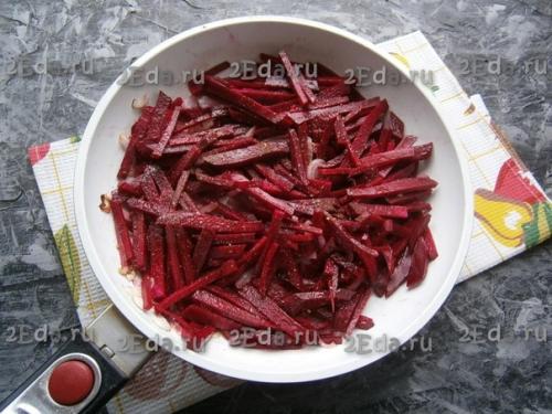 Свекла, тушеная в сметане. 03 Свекла, тушеная в сметане. 03
