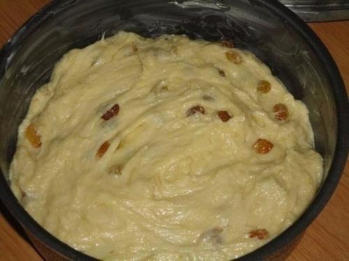 Пасхальный кулич.  Ингредиенты: 06