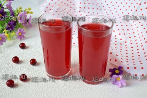 Кисель из замороженной вишни и крахмала. 08 Кисель из замороженной вишни и крахмала. 08