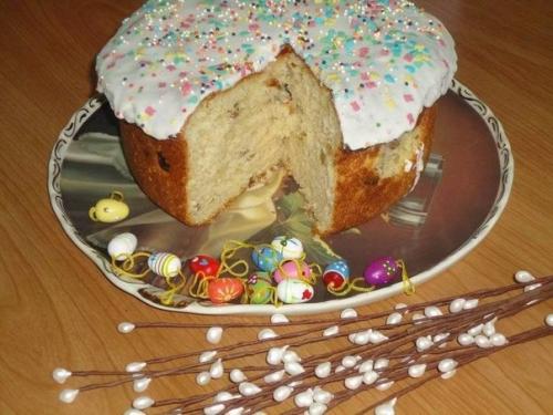 Пасхальный кулич.  Ингредиенты: Пасхальный кулич.  Ингредиенты: