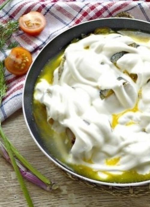 Минтай, тушеный в сметане. 04 Минтай, тушеный в сметане. 04