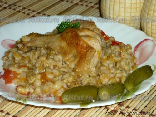 Перловая каша в горшочке. 08 Перловая каша в горшочке. 08