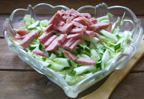 Салат Муравейник с курицей. 03