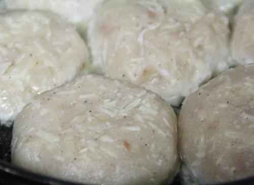 Рыбные биточки с сыром. 04