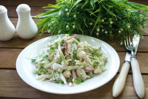 Салат Муравейник с курицей. 06