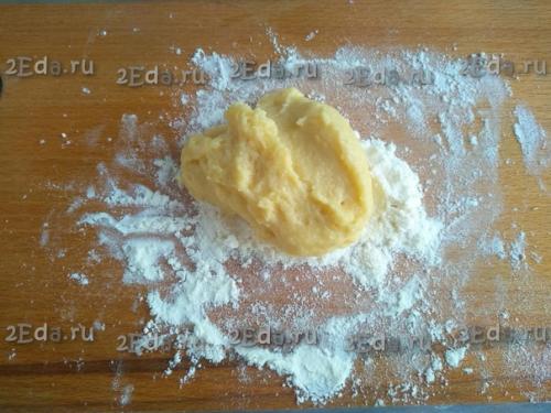 Пончики на кефире без дрожжей на сковороде. 02