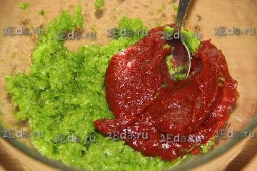 Аджика из чесночных стрелок. 02 Аджика из чесночных стрелок. 02