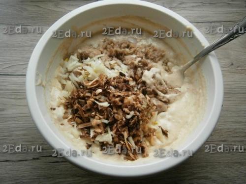 Рецепт ленивых беляшей на дрожжах. 04