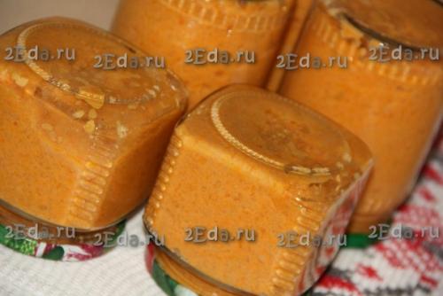 Рецепт приготовления кабачковой икры с майонезом и томатной пастой на зиму. 07 Рецепт приготовления кабачковой икры с майонезом и томатной пастой на зиму. 07