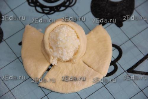 Булочки с творогом Розочки. 06 Булочки с творогом Розочки. 06