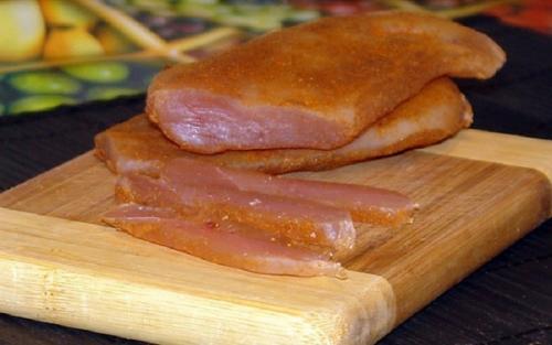 Вкуснейший балык из куриного Филе.