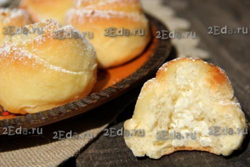 Булочки с творогом Розочки. 09 Булочки с творогом Розочки. 09