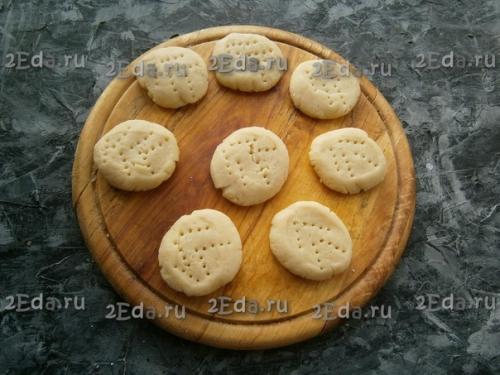 Печенье на сметане на сковороде. 05