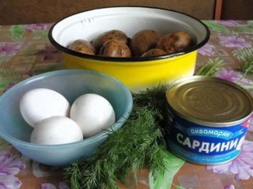 Картофельные зразы с сардинами. 01