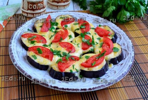 Баклажаны с сыром в микроволновке. 04