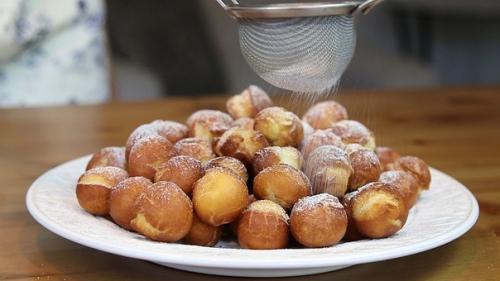 Пончики на сгущенке.  Ингредиенты.