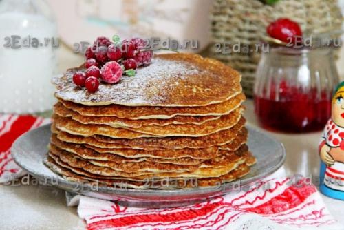 Блины из пшённой каши на дрожжах. 07 Блины из пшённой каши на дрожжах. 07