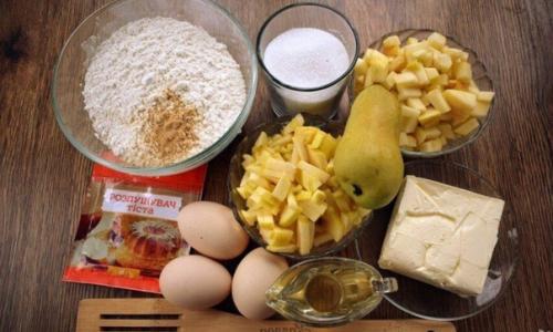 Медово - грушевый пирог. 01 Медово - грушевый пирог. 01