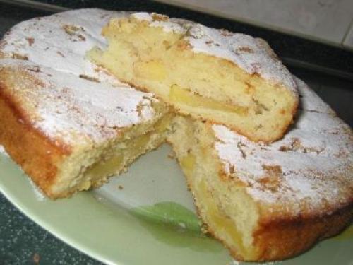 Яблочный пирог на кефире. Яблочный пирог на кефире.