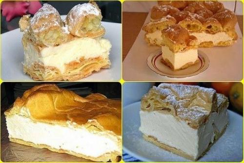Карпатка.  Этот удивительно простой и очень вкусный заварной пирог весьма популярен в Польше.