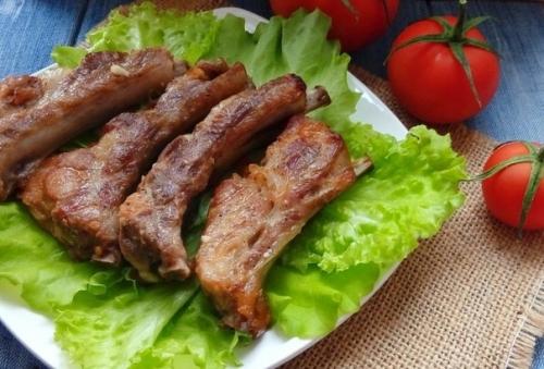 Свиные ребрышки в горчично - медовом соусе. 05 Свиные ребрышки в горчично - медовом соусе. 05