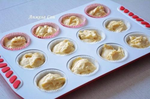 Творожные кексы.  Вкусные, аппетитные, пышные творожные кексы станут отличным дополнением к чаю или кофе. 01