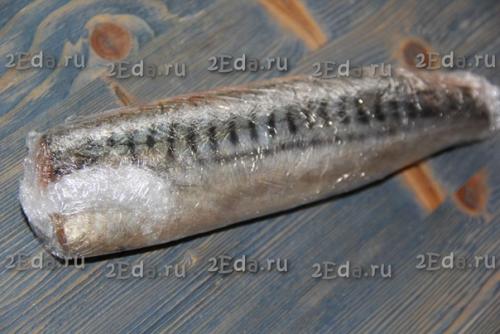 Скумбрия, соленая с чесноком. 04 Скумбрия, соленая с чесноком. 04