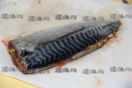 Скумбрия, соленая с чесноком. 03 Скумбрия, соленая с чесноком. 03