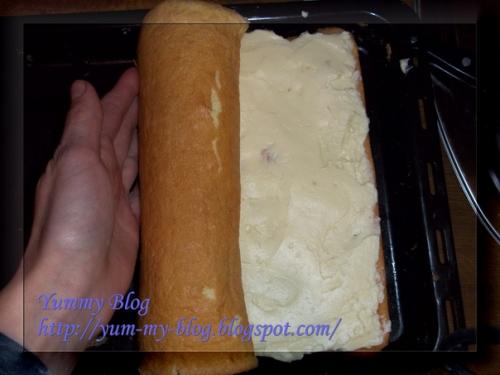 Бисквитный рулет Хищник. 06