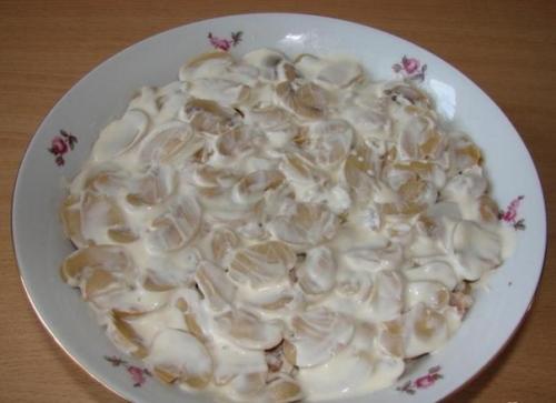 Салат белый лебедь. 03 Салат белый лебедь. 03