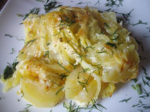 Обалденная картошка в СМЕТАНЕ к любому столу! 
