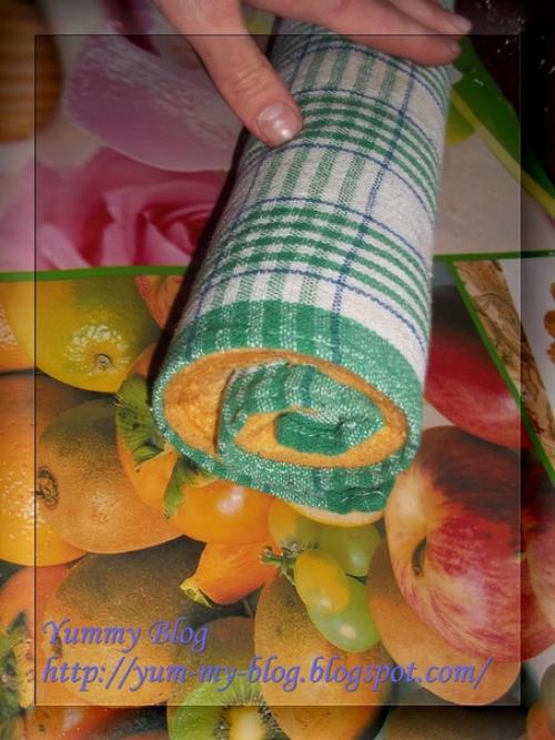 Бисквитный рулет Хищник. 04